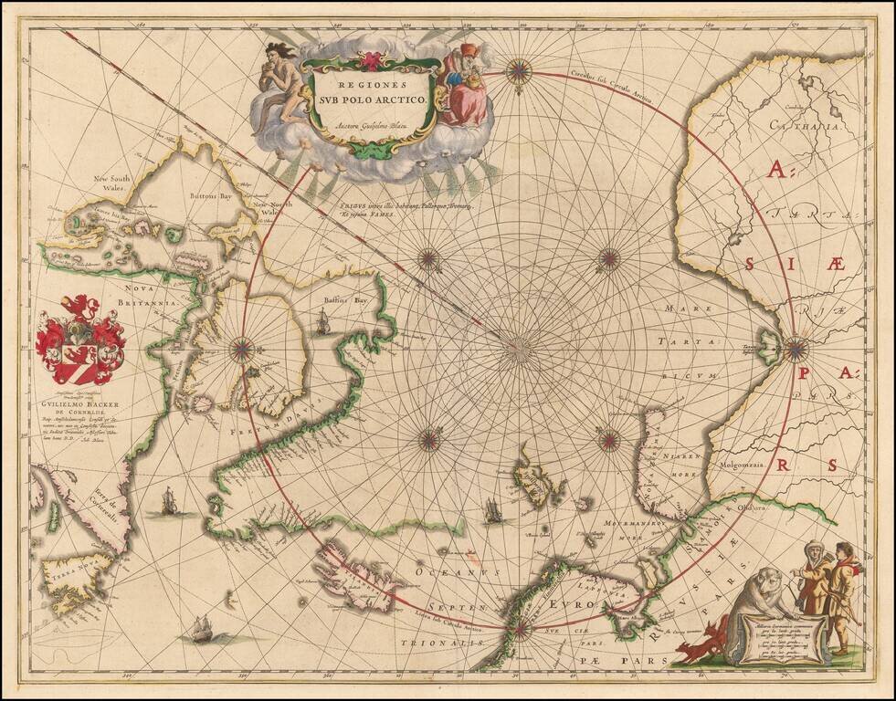 Regiones Sub Polo Arctico . . . (Heightened in Gold Leaf)