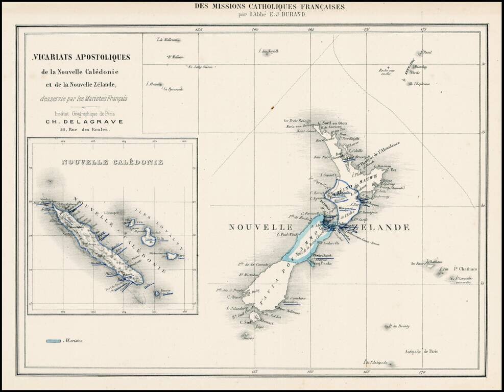 Vicariats Apostoliques de la Nouvell Caledonie et de la Nouvlle Zelande desservie apr les Maristes Francais . . .