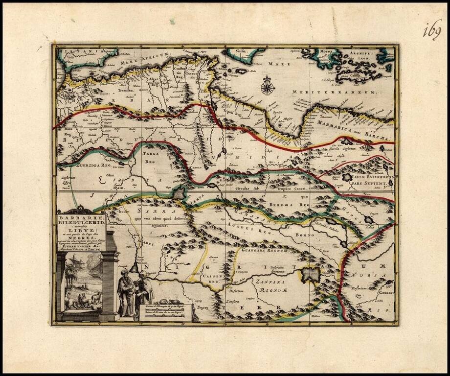 Barbarie, Biledulgerid (autrefois Libye) et une partie du Pays des Negres . . .