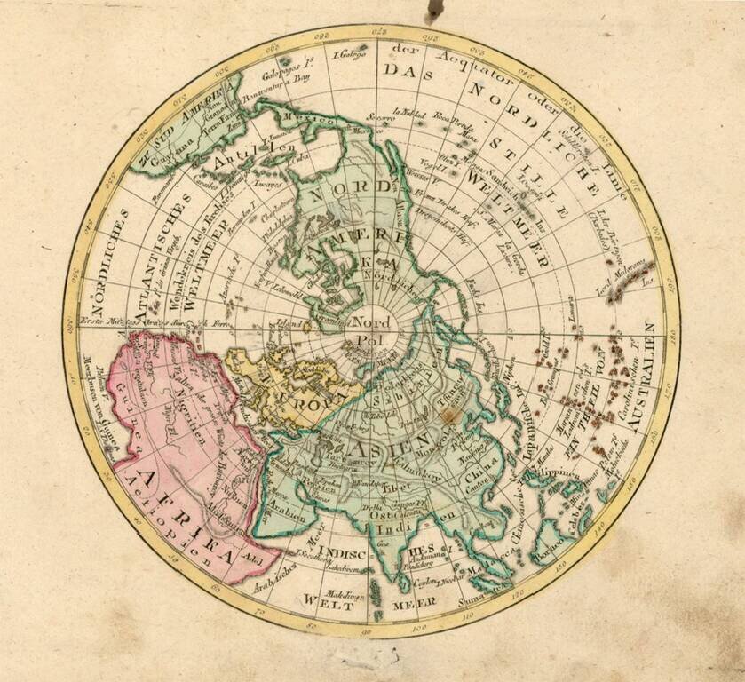 [Untitled Map of the Northern Hemisphere]