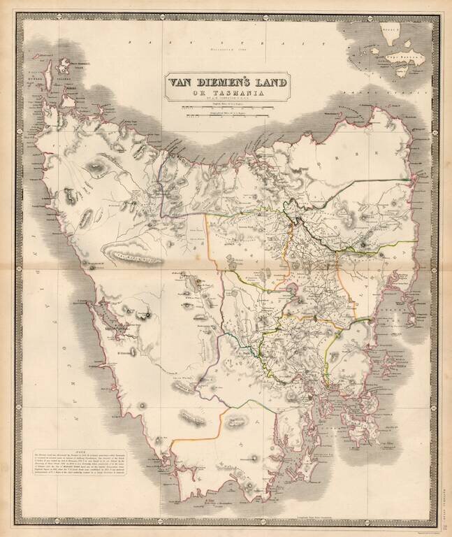 Van Diemen's Island or Tasmania