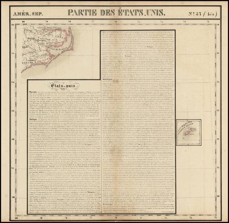 Amer. Sep. No. 57(bis) Partie De Etats Unis [North Carolina & Bermuda]