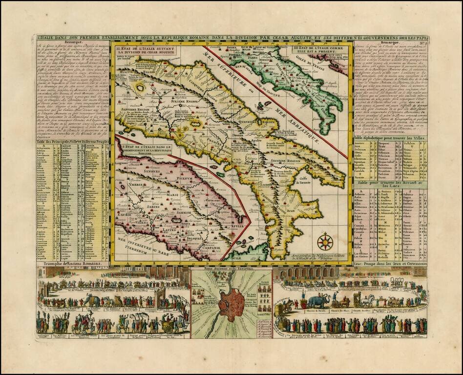 L'Italie Dans Son Premier Etablissement Sous La Republique Romaine Dans La Division par Cesar Auguste Et Ses Differents Gouvermens Sous Les Papes