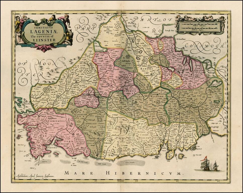 Comitatus Lageniae -- The Countie of Leinster