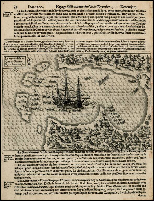 La baye de Isle et Cite de Borneo . . .