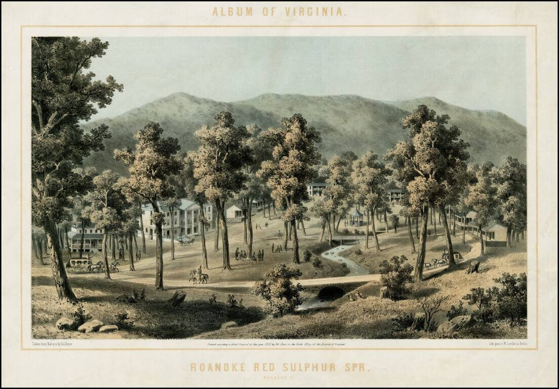 Roanoke Red Sulphur Spr.   Roanoke Ct.