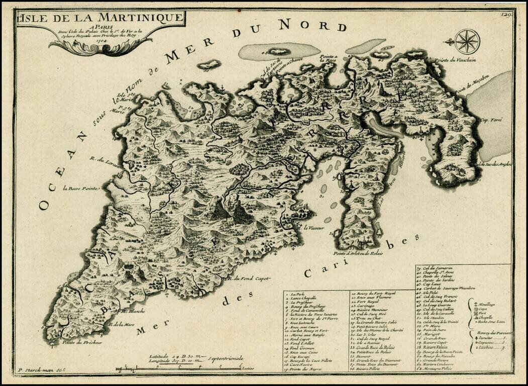L'Isle de la Martinique . . . 1704