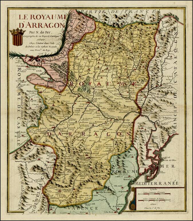Le Royaume D'Arragon . . . 1706