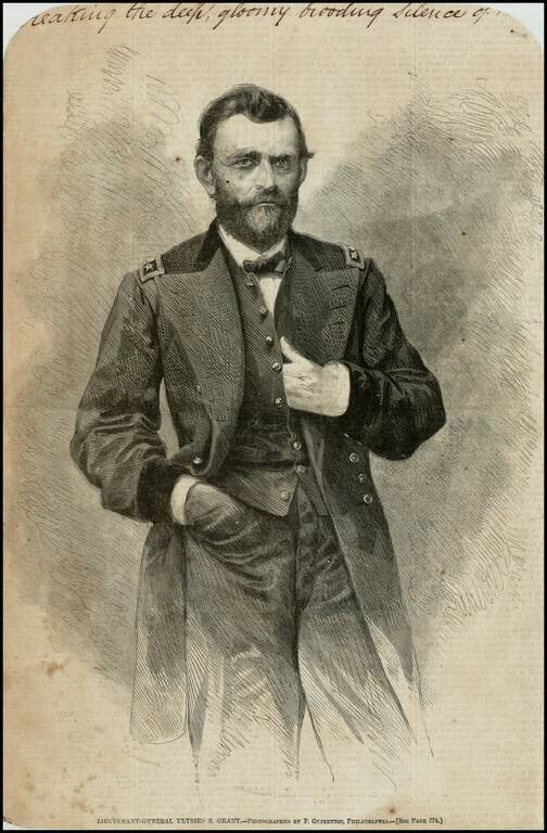 Lieutenant-General Ulysses S. Grant.--Photographed by F. Gutekunst, Philadelphia.