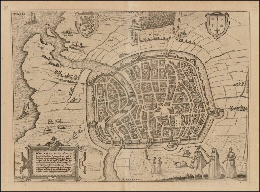 Harlemum, sive ut Ha: Barlan Her:lemum Urbs Hollandia famosa . . .