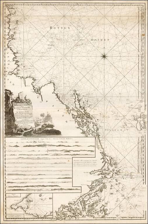 Special Charta ofver Kusten fran Soderhamn til Stockholm . . . 1800