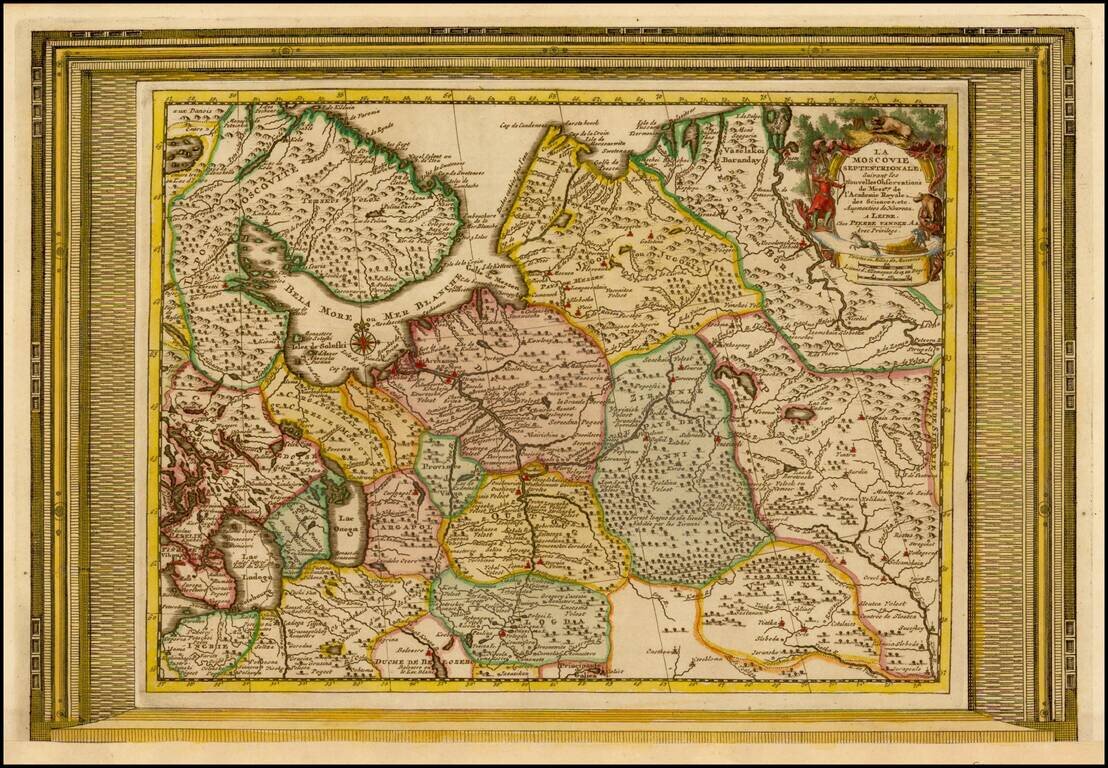 La Moscovie Septentrionale Suivant les Nouvelles Observations