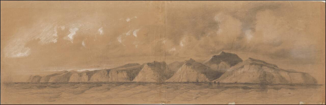 [Untitled View of the Coast of Saint Helena]