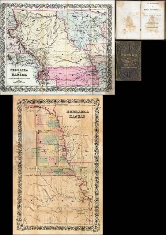 The Territories of Kansas and Nebraska:  Being An Account of Their Geography, Resources, and Settlements . . .  (with two early maps of Kansas & Nebraska)