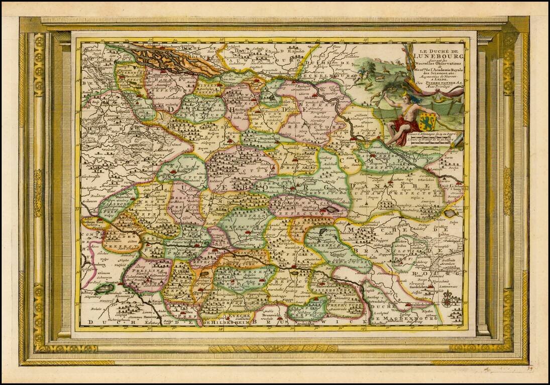 Le Duche De Lunebourg Suivant les Nouvelles Observations