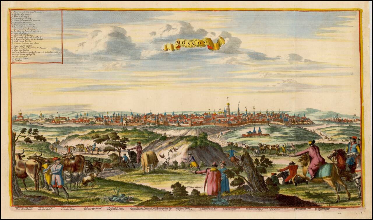 La Ville de Moscou, Capitale de la Moscovie.