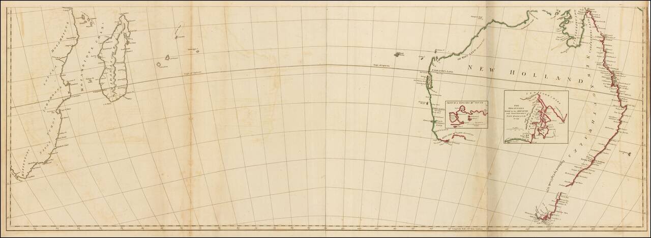 Asia and its Islands, According to D'Anville; Divided into Empires, Kingdoms, States, Regions &c.  . . . In The East Indies and An Exact Delineation of all the Discoveries made in the Eastern Parts By The English under Captns. Cook, Vancouver & Peyrouse .