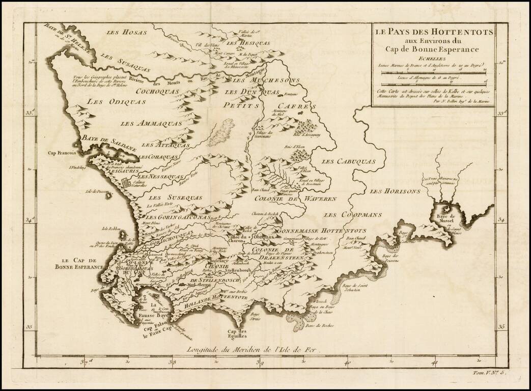 Le Pays De Hottentots aux Environs du Cap de Bonne Esperance .  . .