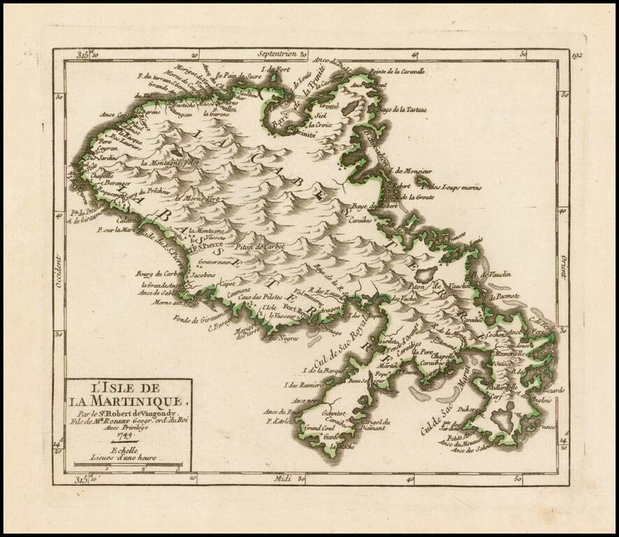 L'Isle De La Martinique . . . 1749
