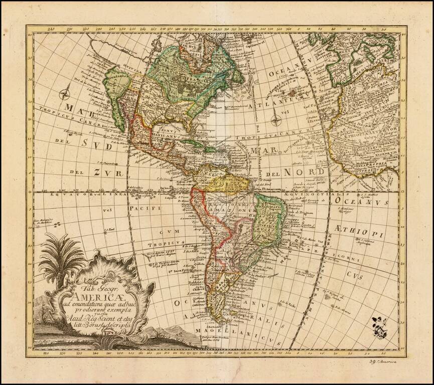 Tab: Geogr: Americae ad emendatiora quae adhuc prodierunt exempla . . .