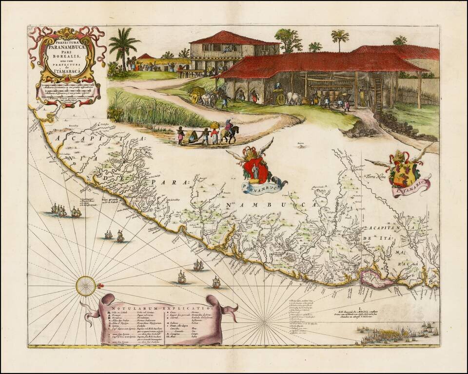 Praefecturae Paranambucae Pars Borealis una cum Praefectura de Itamaraca