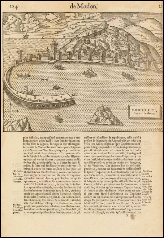 [Methoni] Modon Cite, situee en la Moree