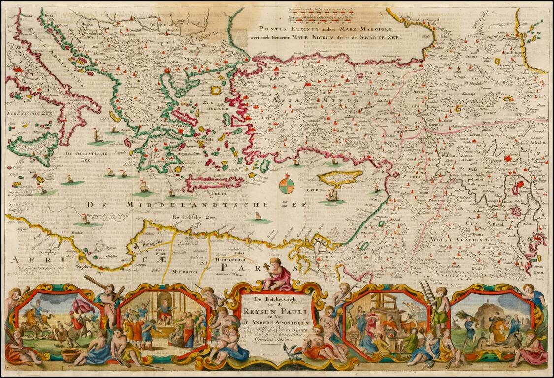 De Beschryvingh Van de Reysen Pauli en Van de Andere Apostelen Met des Selss Landen en Koenignrijke daer Sy het Evangelium . . .