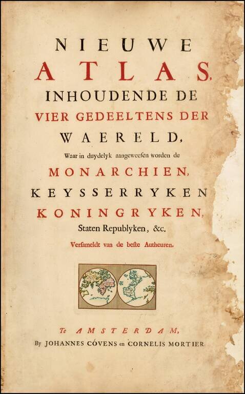 [Title Page - Backwards World Map! / California as an Island]