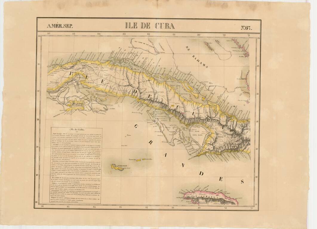 Ile De Cuba  Amer. Sep. No. 67.  (Includes the Cayman Islands and Jamaica)