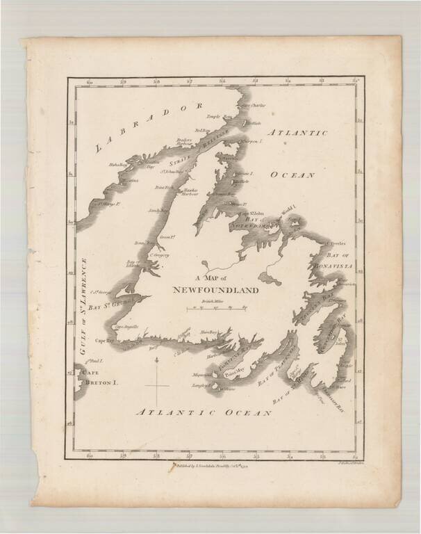 A Map of Newfoundland