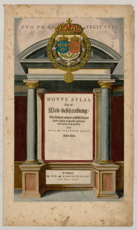 [Title Page] Novus Atlas . . .  (Heightened in Gold)