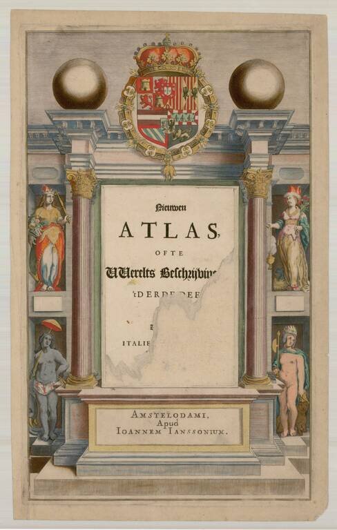 [Title Page] Niewen Atlas . . . (Heightened in Gold!)