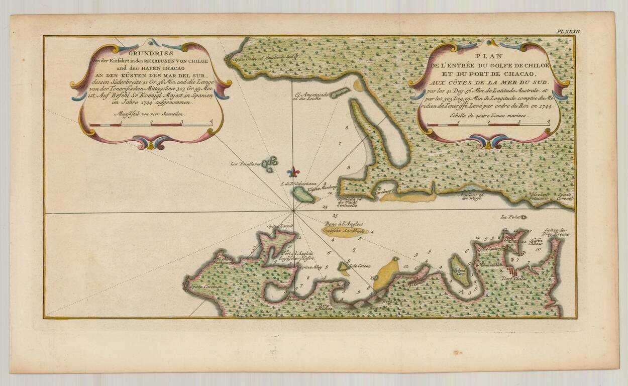 Plan De L'Entree Du Golfe De Chiloe. . .