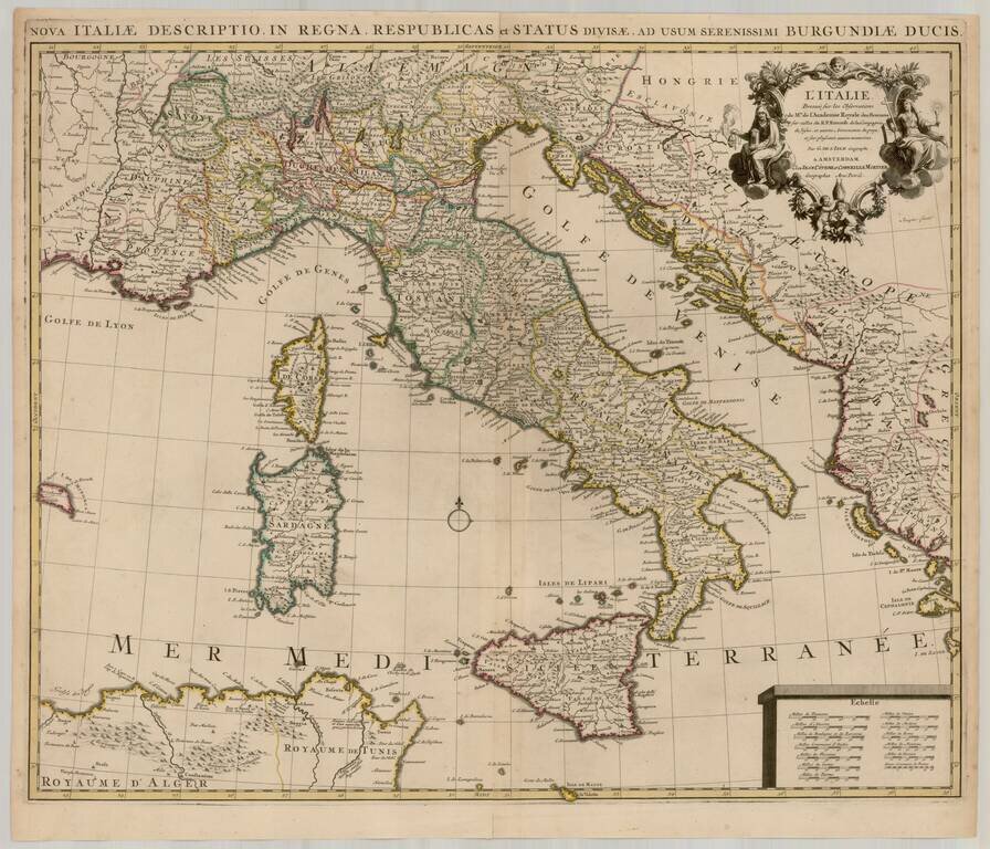 Nova Italiae Descriptio In Regna Respublicas et Status . . .