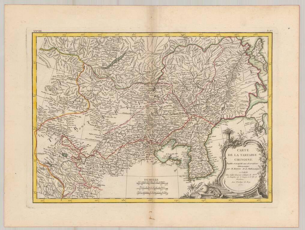 Carte De La Tartarie Chinois . . . 1771