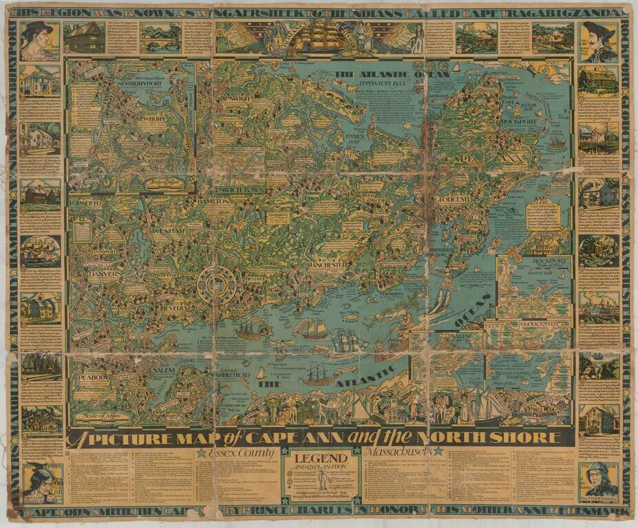 A Picture Map of Cape Ann and the North Shore