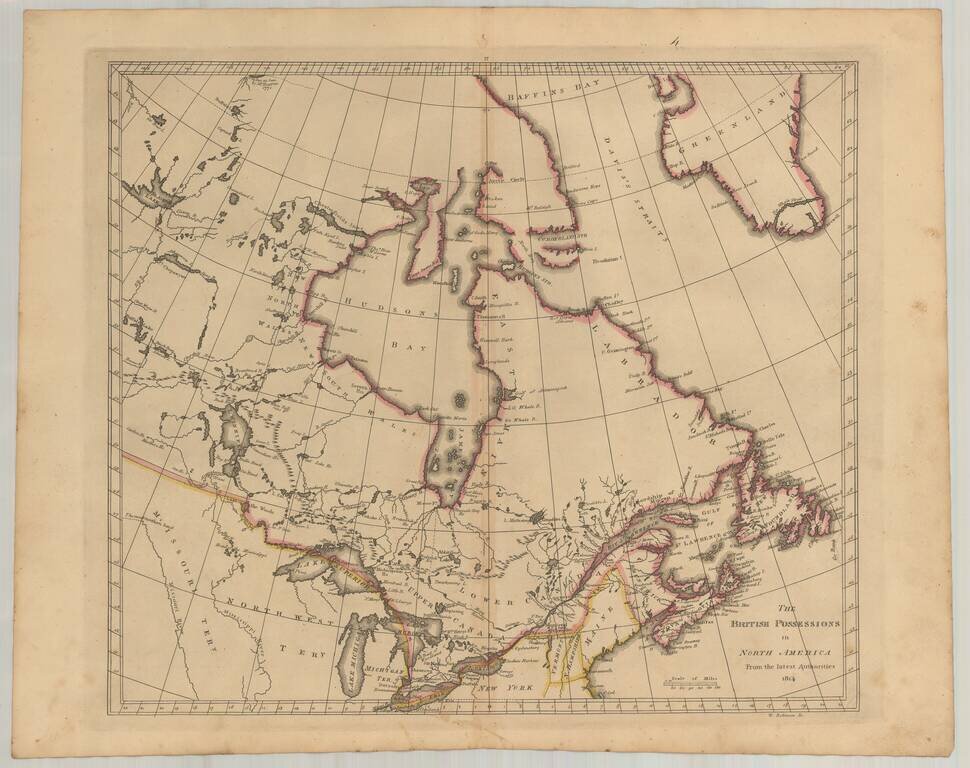 The British Possessions in North America From the Best Authorities.  1814