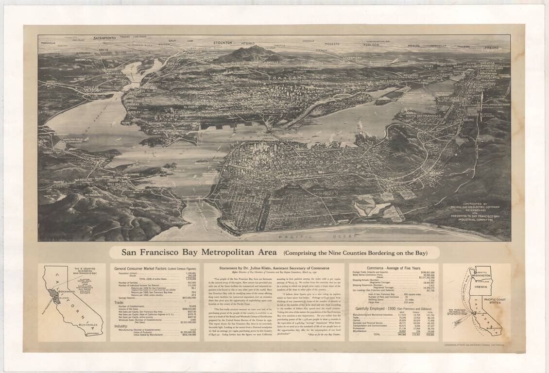 San Francisco Metropolitan Area (Comprising the Nine Counties Bordering on the Bay)