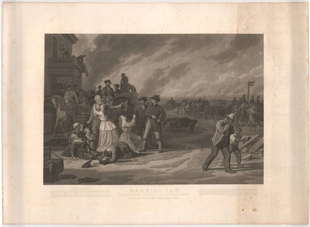 Martial Law.  As Exemplified In The Desolation of Border Counties of Missouri , Issued By Brigadier General Ewing, Of the Federal Army, From His Head Quarters, Kansas City, Augt. 25th 1863.  . . .