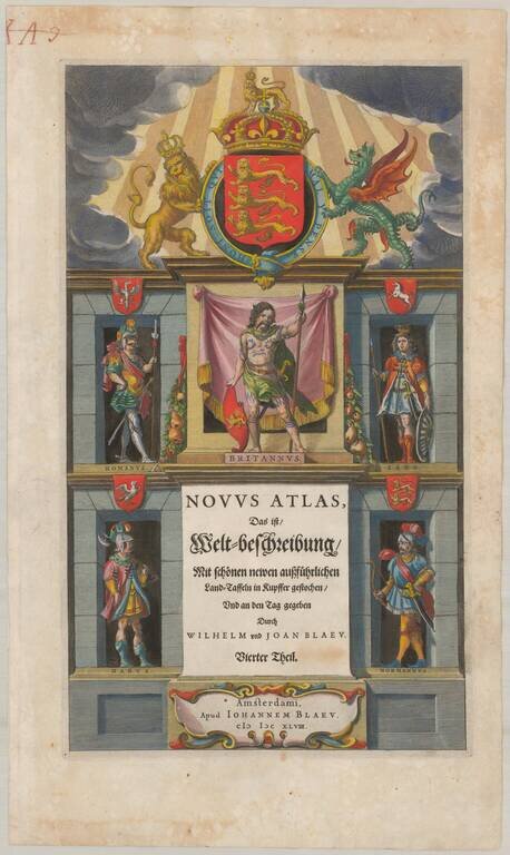 [Title Page] Novus Atlas . . .  (Heightened in Gold)