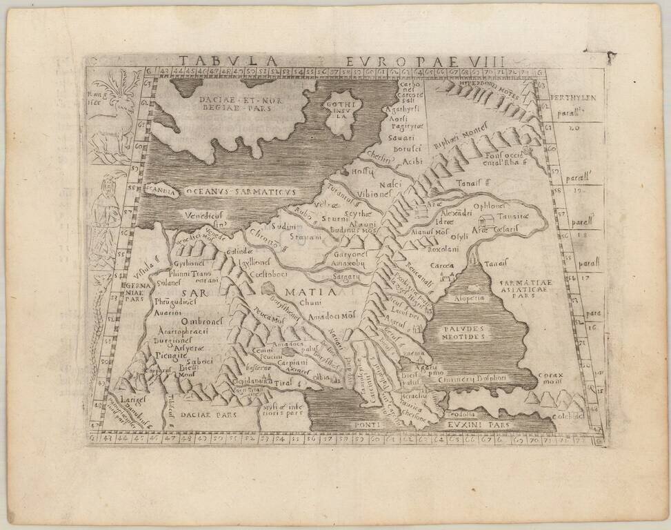 Europae Tabula VIII   [Russia, Ukraine, Baltic, Scandinavia]