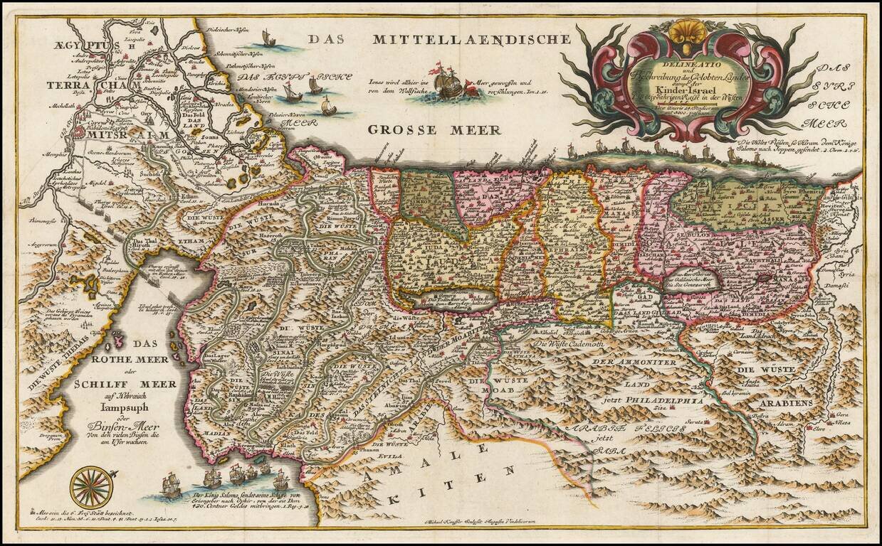 Delineatio und Beschreibung des Gelobten Landes sampt der Kinder Israel Viertzig Jaehrigen Reise in der Wuesten
