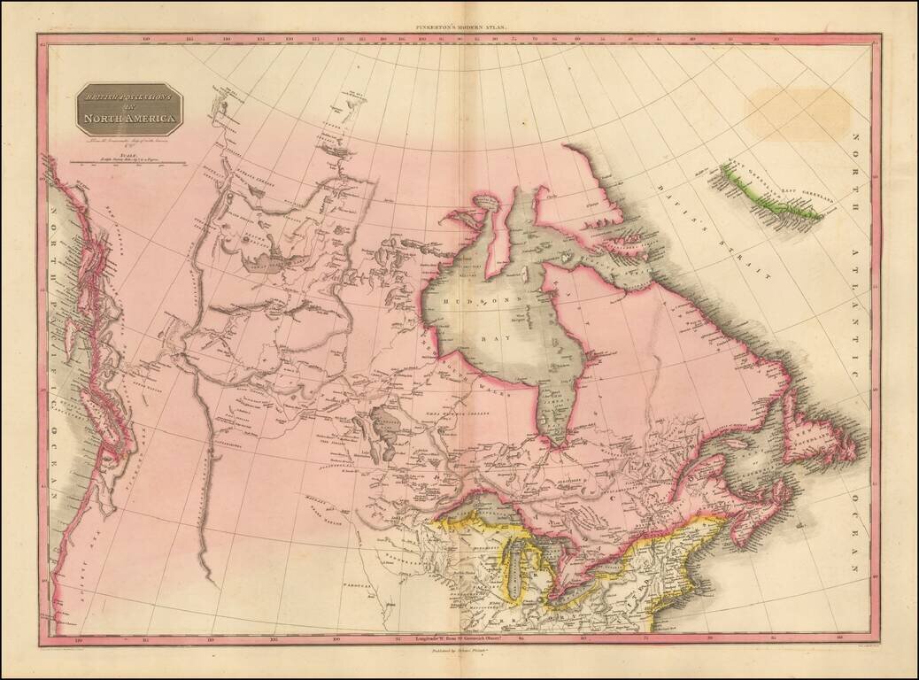 British Possessions in North America   From Mr. Arrowsmith's Map of North America &c. &c.