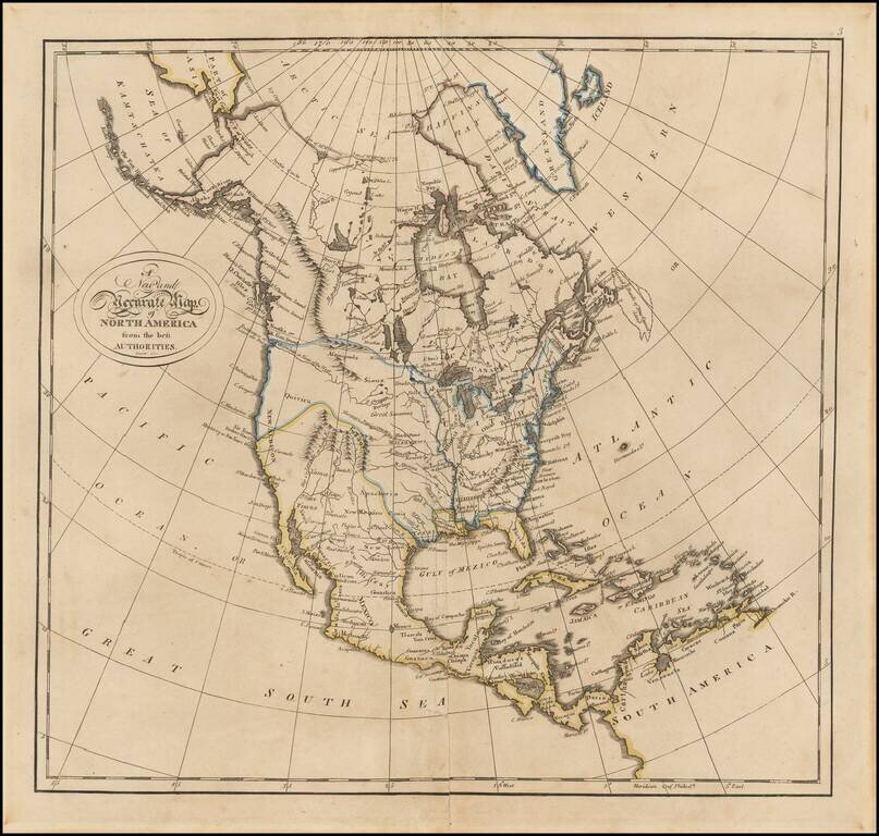 A New and Accurate Map of North America from the best Authorities