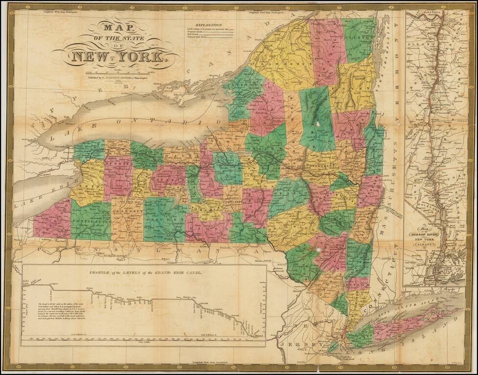 Map of the State of New York . . . 1831
