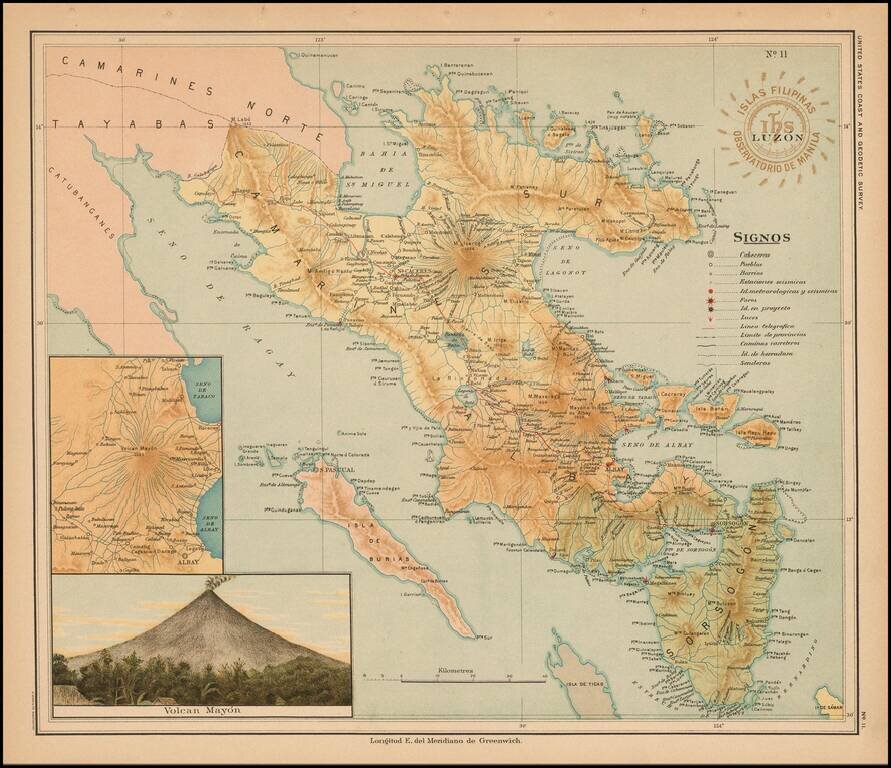Luzon (with Volcan Mayon vignette)