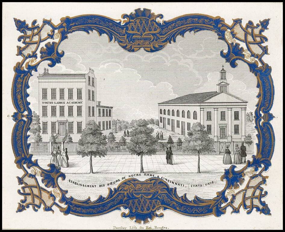 Etablissement des Soeures de Notre Dame, a Cincinnati, (Etats-Unis)