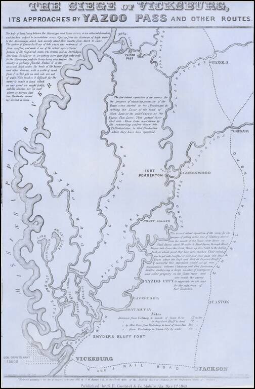The Siege of Vicksburg, Its Approaches By Yazoo Pass and other routes