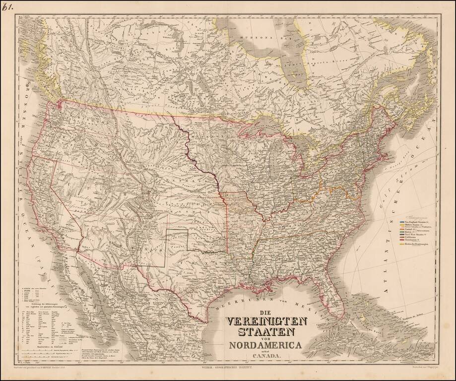 Die Vereinigten Staaten von Nord America nebst Canada . . . 1859