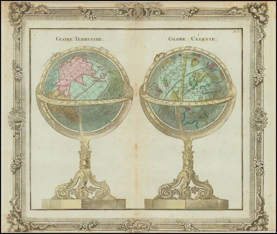 Globe Terrestre [and] Globe Celeste